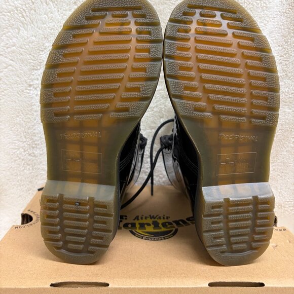 Women's Doc Marten's 1460 W Black Patent Leather Size 6 w/Original Box - Picture 10 of 14